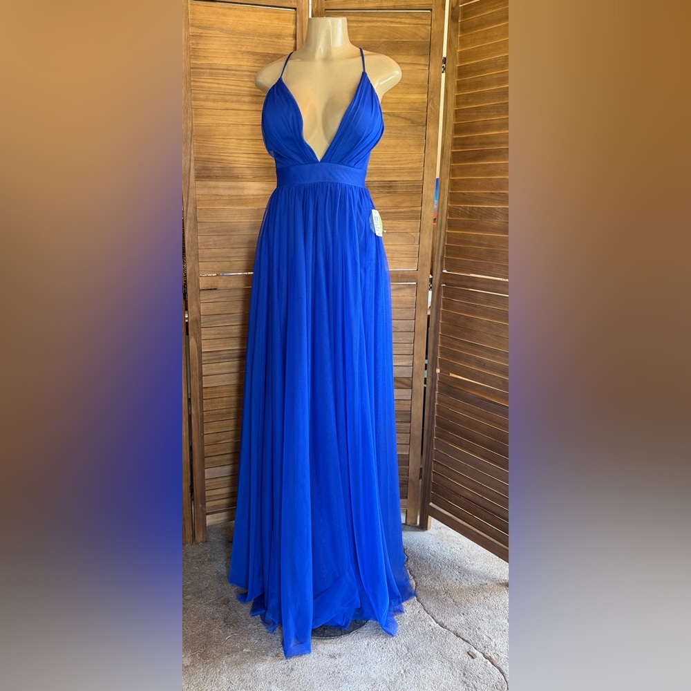 Windsor Royal Blue Maxi dress size3